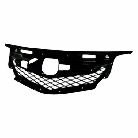 SHERMAN PARTS Grille Frame for 2009-2011 Acura Tl, Matte Black SHE0002B-98-1